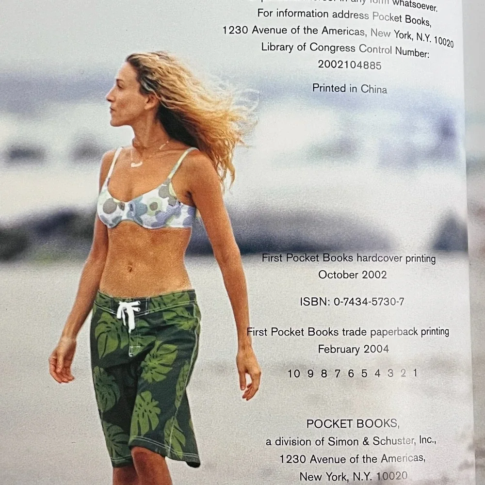 Pocket Books Women Sex and the City Kiss and Tell Paper OS Y2K Pop Culture Book
